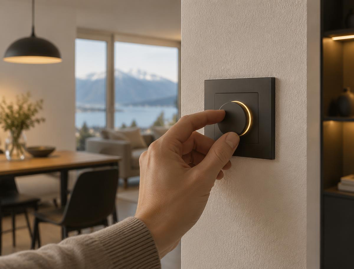 Bedienung einer intelligenten Lichtsteuerung